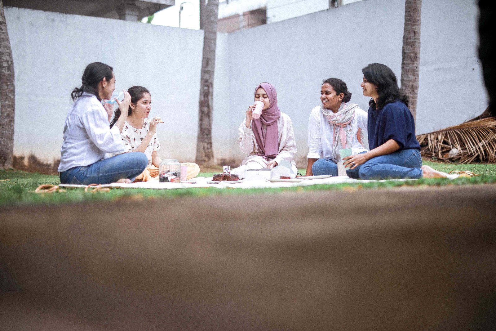 Women gathering together at CAFS